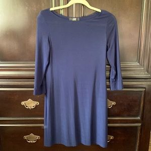 Lightweight navy bodycon dress
